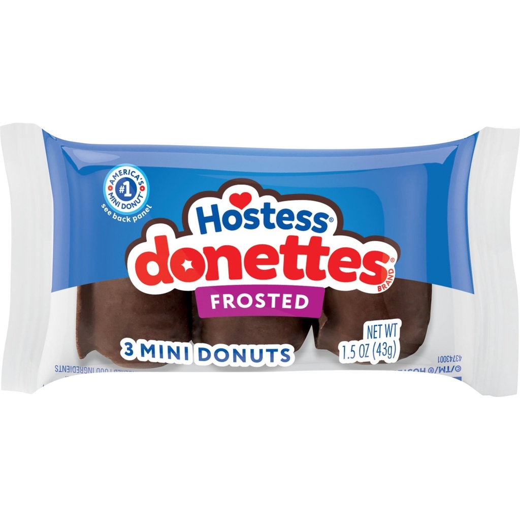 Hostess Donut Chocolate (3 mini Donuts)