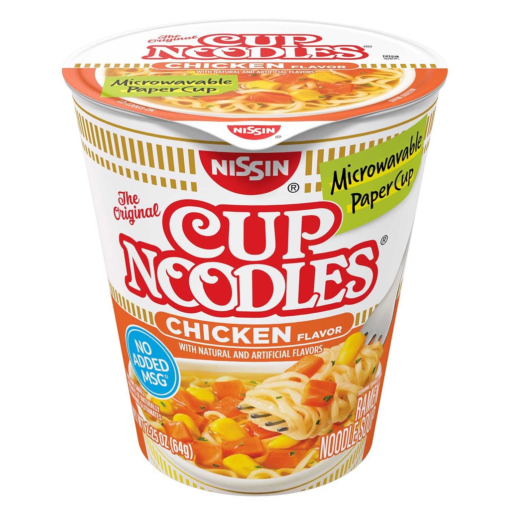 Nissin Cup Noodles, Chicken Flavor 2.25 oz.
