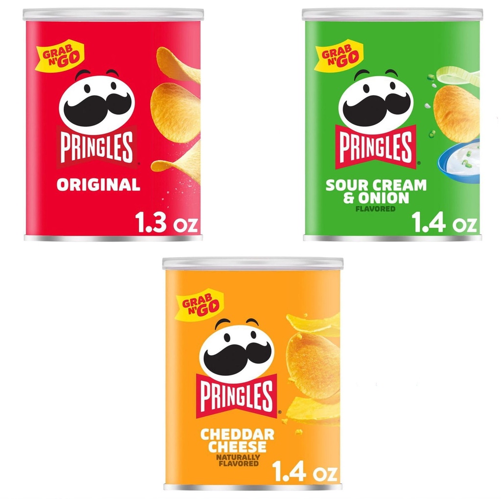 Pringles Potato Crisps, Grab N’ Go